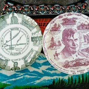 Porcelain glass plates